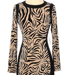 Animal Print Bodycon Sheath Dress